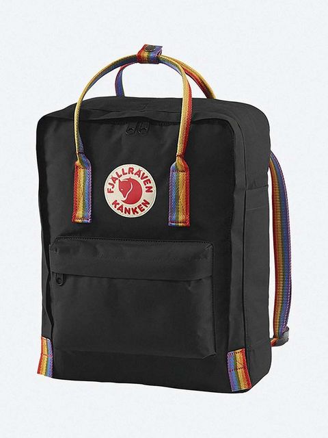 Fjallraven plecak Kanken Rainbow kolor czarny duży z aplikacją F23620.550.907-550 - zdjęcie produktu nr 2