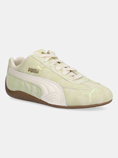 Puma sneakersy zamszowe Speedcat Faded damskie kolor zielony 403688 - zdjęcie produktu nr 1
