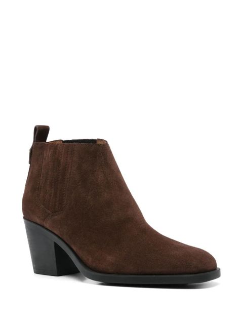 Tod's 65mm suede ankle boots - Brown