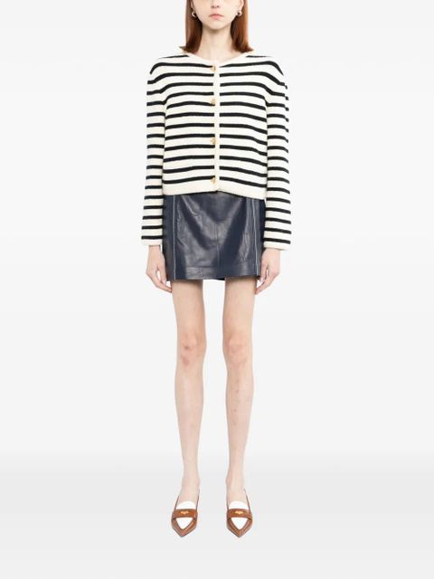 Michael Kors leather mini skirt - Blue - zdjęcie produktu nr 2