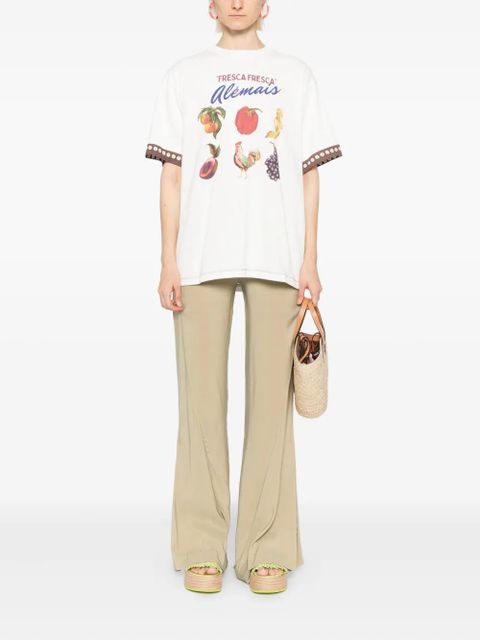 ALEMAIS Mercado T-shirt - White - zdjęcie produktu nr 2