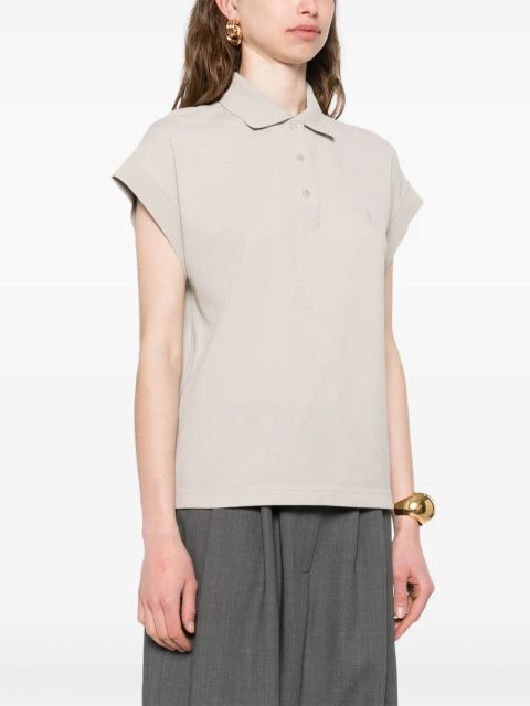 Saint Laurent Cassandre polo shirt - Neutrals