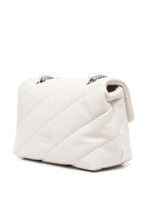 PINKO quilted sheepskin shoulder bag - White - zdjęcie produktu nr 2