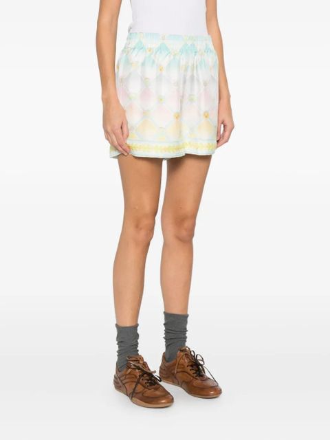 Casablanca diamond-pattern shorts - Black