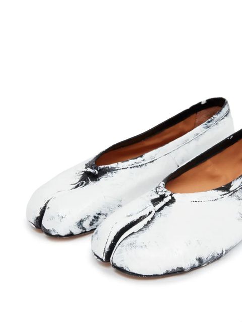 Maison Margiela Tabi New leather ballerina shoes - White - zdjęcie produktu nr 2