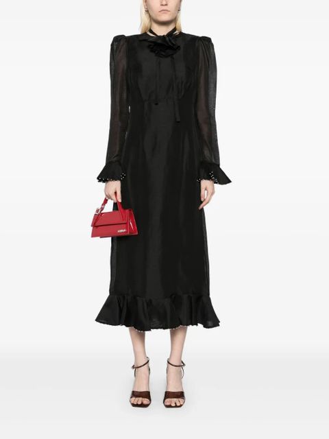 ZIMMERMANN crush flower dress - Black - zdjęcie produktu nr 2