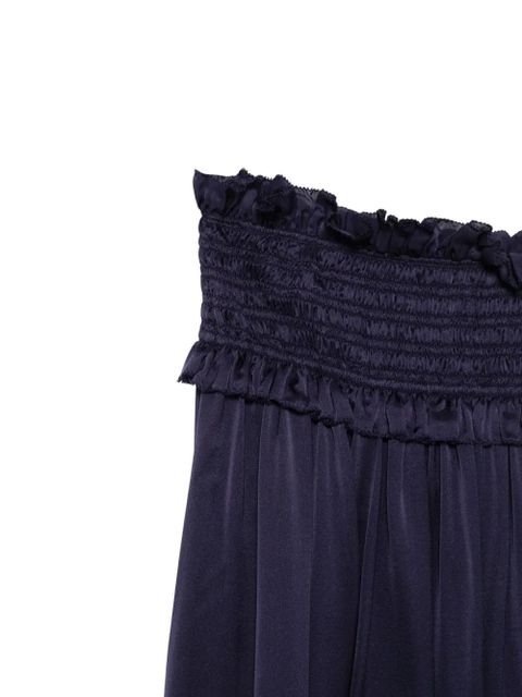 ZIMMERMANN Dream shirred skirt - Blue