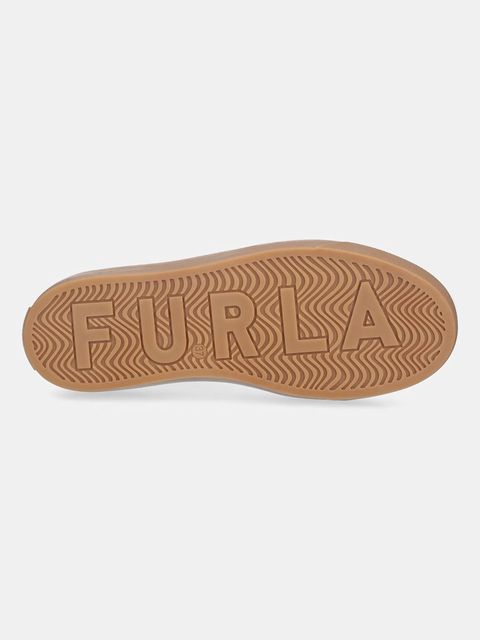 Furla sneakersy skórzane Enjoy Lace-Up Sneaker
