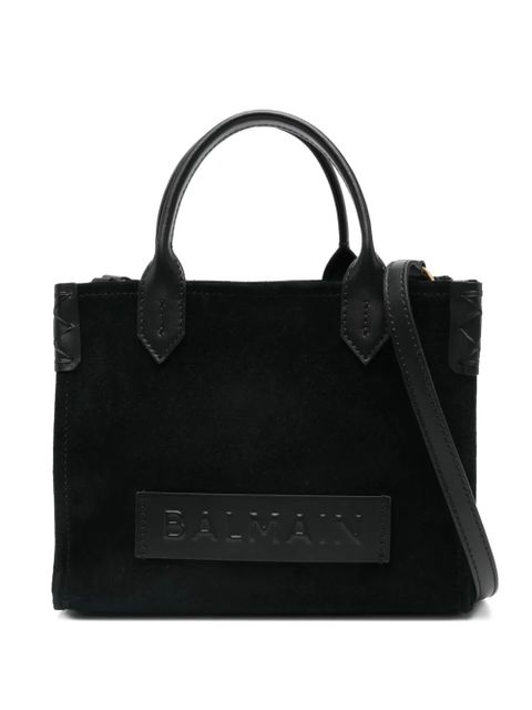 Balmain B-Army embossed-panel tote bag - Black - zdjęcie produktu nr 1