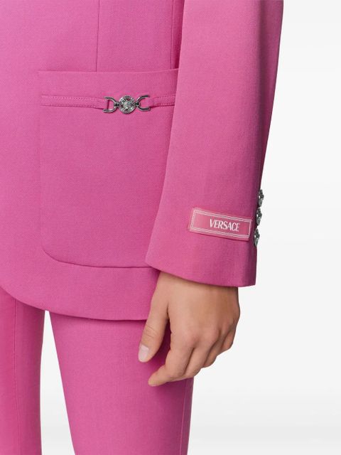 Versace Underwater Barocco boxy blazer - Pink