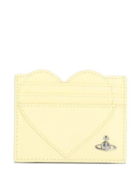 Vivienne Westwood Pu smooth heart card case - Yellow - zdjęcie produktu nr 1