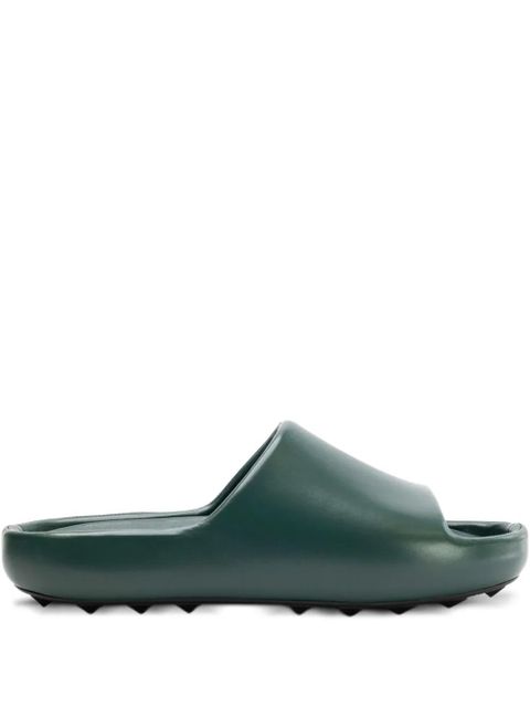 Valentino Garavani round-toe slides - Green - zdjęcie produktu nr 1