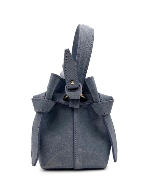 Yuzefi Gyoza knot-detail shoulder bag - Blue