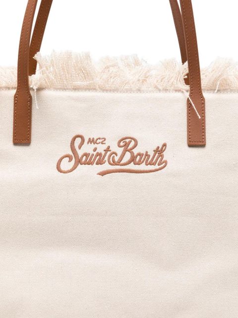 MC2 Saint Barth fringed-detail tote bag - Neutrals