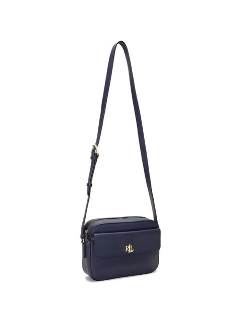 Lauren Ralph Lauren logo-plaque satchel bag - Blue