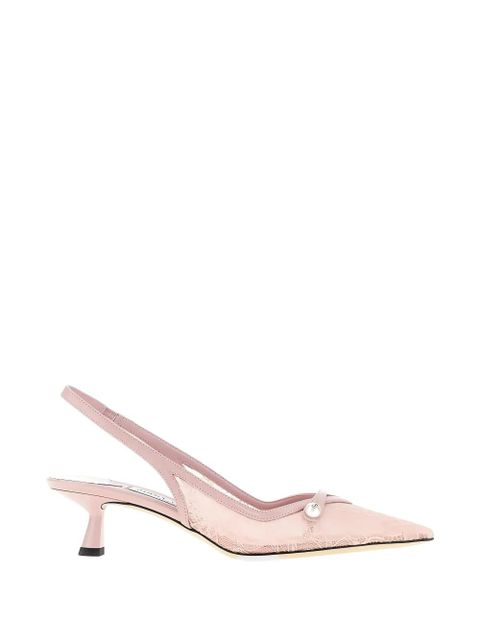 Jimmy Choo Amita lace pumps - Pink - zdjęcie produktu nr 1