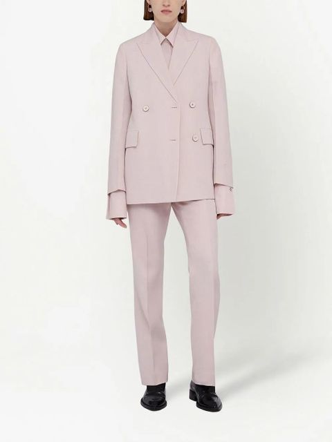 Jil Sander pressed-crease tailored trousers - Pink - zdjęcie produktu nr 2