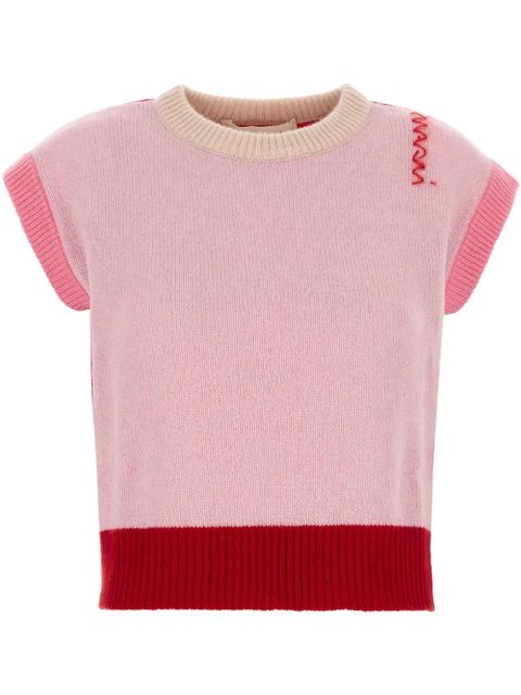 Marni cashmere vest - Pink - zdjęcie produktu nr 1