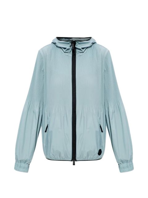 Moncler logo-patch jacket - Blue - zdjęcie produktu nr 1