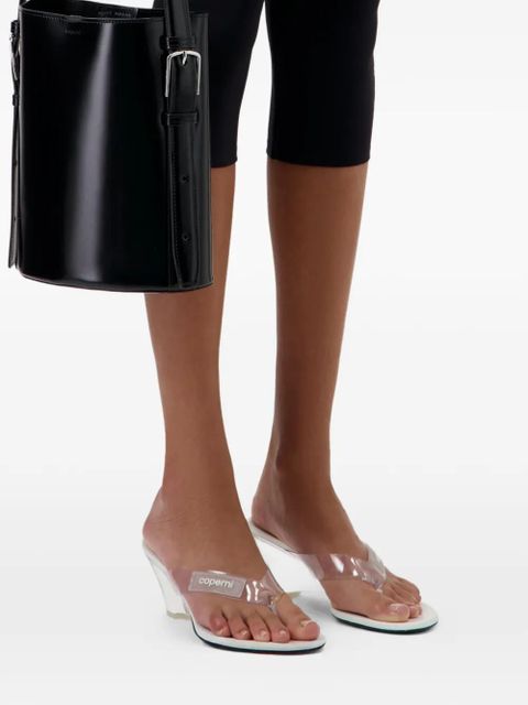 Coperni cylindrical ergonomic bucket bag - Black - zdjęcie produktu nr 2