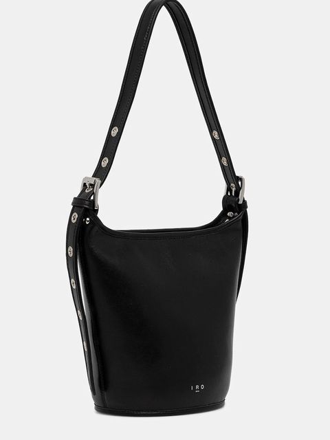 IRO torebka skórzana kolor czarny WP144SMALLZYKE