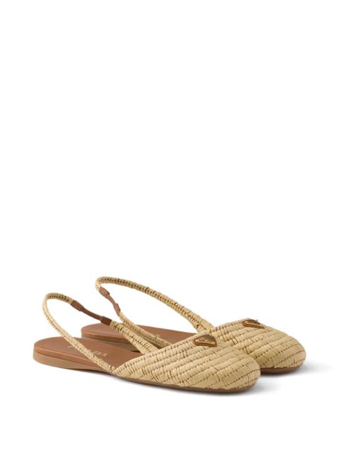 Prada Crochet ballet flats - Neutrals - zdjęcie produktu nr 2