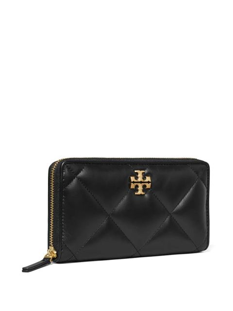 Tory Burch Kira diamond quilt zip continental wallet - Black - zdjęcie produktu nr 2