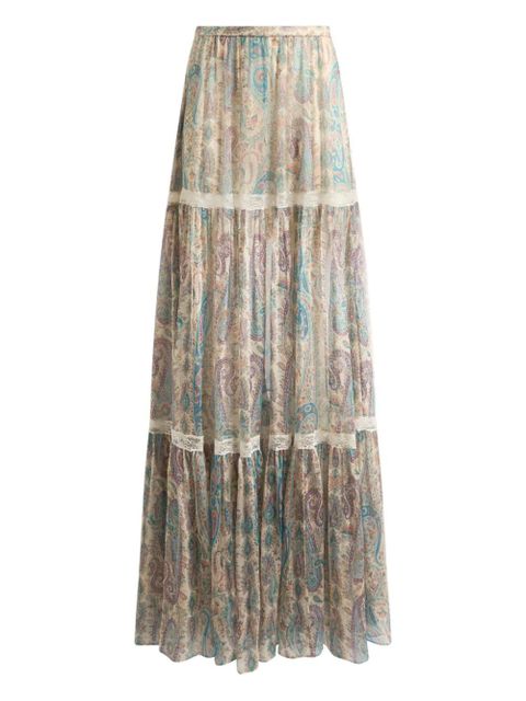 ETRO paisley-print maxi skirt - Neutrals - zdjęcie produktu nr 1