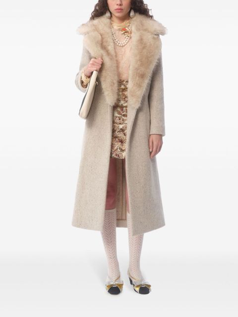 Valentino Garavani virgin-wool coat - Neutrals