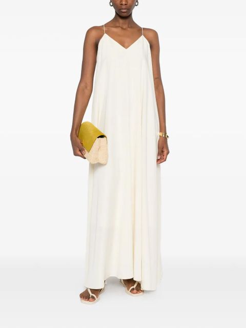 Eleh V-neck spaghetti-strap dress - Neutrals - zdjęcie produktu nr 2