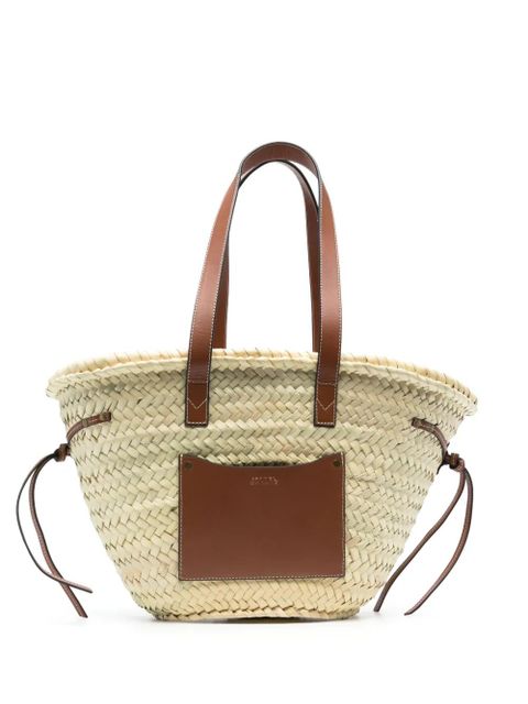 ISABEL MARANT medium Cadix raffia tote bag - Neutrals - zdjęcie produktu nr 1