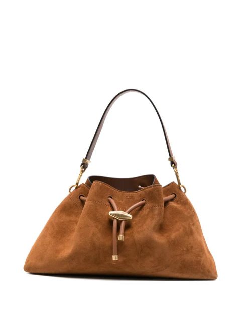 Jimmy Choo Bon Bon suede bucket bag - Brown - zdjęcie produktu nr 1