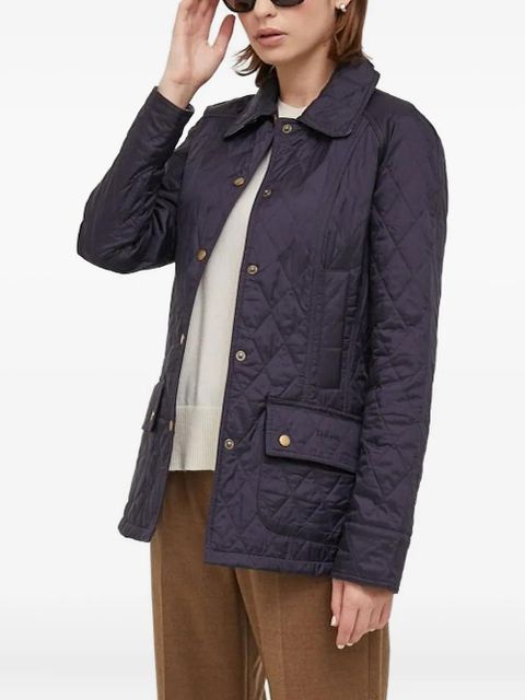 Barbour quilted diamond-pattern jacket - Blue - zdjęcie produktu nr 1