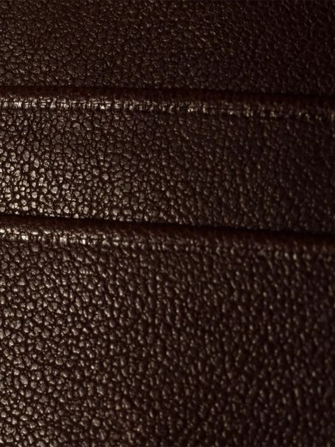 Miu Miu Nappa leather card holder - Brown