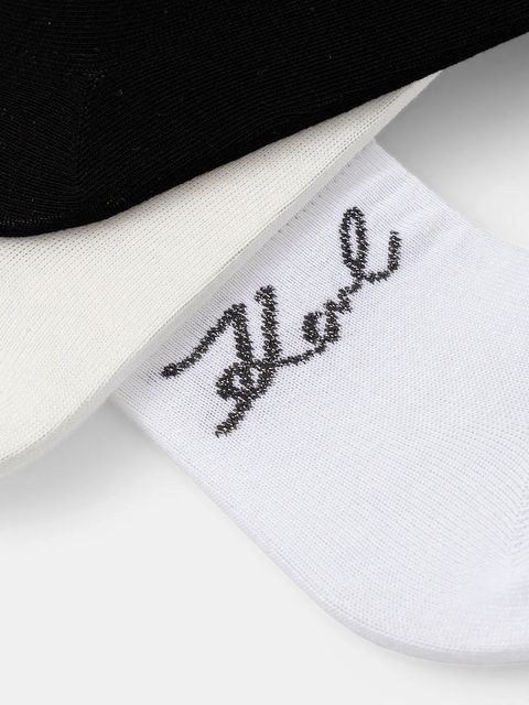 Karl Lagerfeld skarpetki 3-pack kolor biały A4W47031 - zdjęcie produktu nr 2