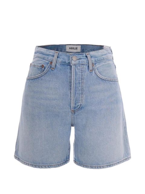 AGOLDE high-waisted denim shorts - Blue - zdjęcie produktu nr 1