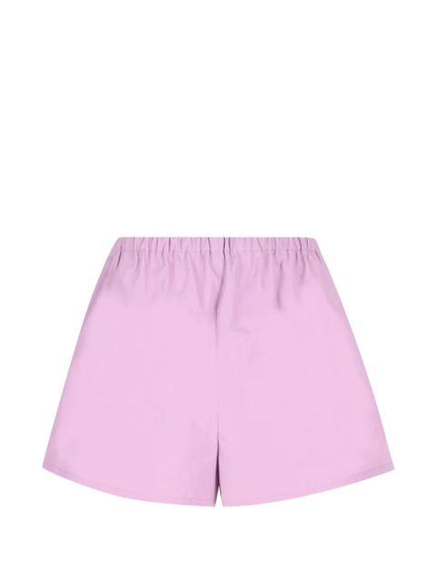 Prada elastic-waist shorts - Purple - zdjęcie produktu nr 1