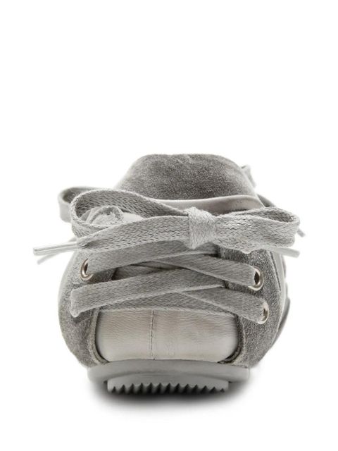 Acne Studios laced panelled sneakers - Grey