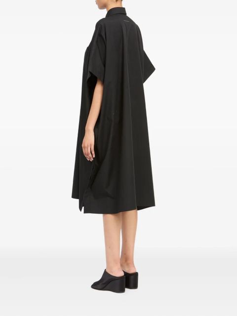 MM6 Maison Margiela button midi dress - Black