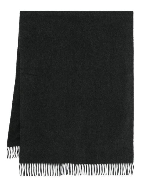 TOTEME fringed cashmere scarf - Black - zdjęcie produktu nr 1