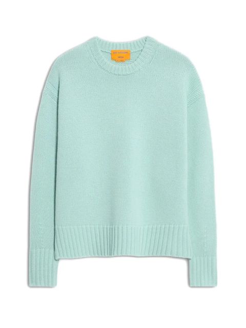 Guest In Residence ribbed crew-neck sweater - Blue - zdjęcie produktu nr 2
