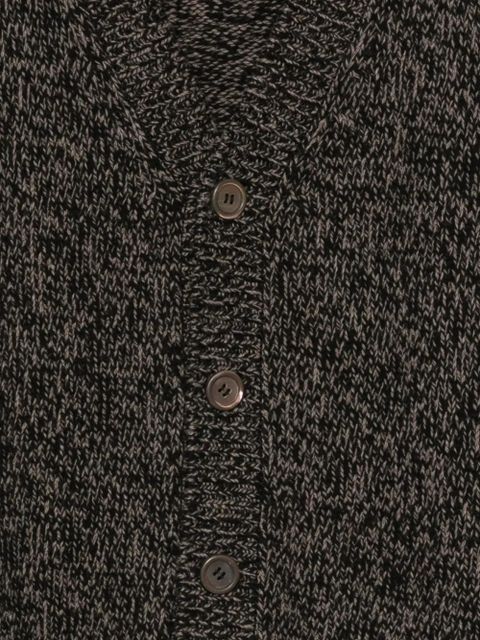 OUR LEGACY speckled V-neck cardigan - Grey