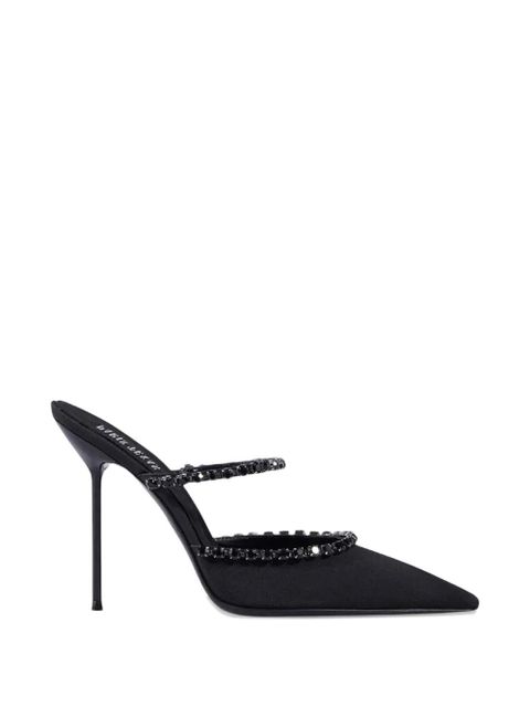 Paris Texas Lidia crystal-embellished pointed mules - Black - zdjęcie produktu nr 2