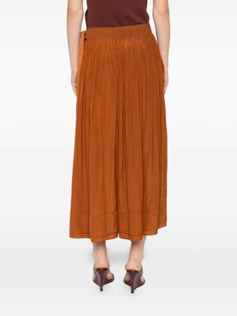 Lanvin ribbon pleated skirt - Brown