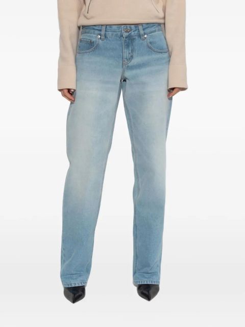 Victoria Beckham button-fastening straight jeans - Blue