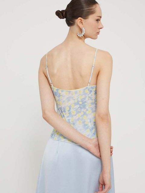 HUGO top damski kolor niebieski 50515934