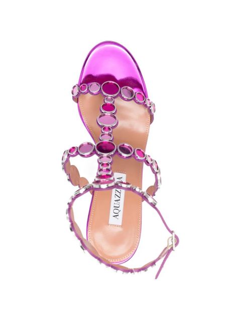 Aquazzura embellished sandals - Pink