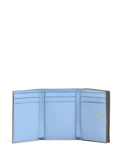 Marni logo-embroidered leather wallet - Brown - zdjęcie produktu nr 2