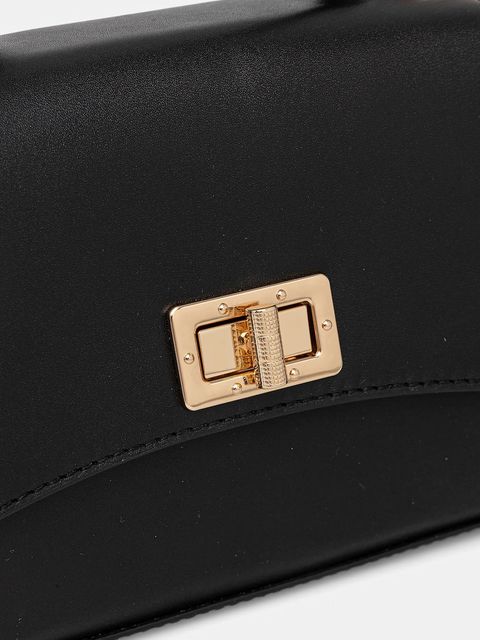 Geox torebka skórzana CICLAMINIA kolor czarny D45K5A 00043