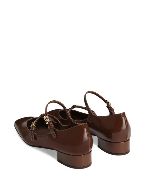 Dolce & Gabbana DG buckle-detail pumps - Brown - zdjęcie produktu nr 2